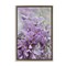 Stupell Industries Purple Orchid Petals Framed Floater Canvas Wall Art Design by Lori Deiter